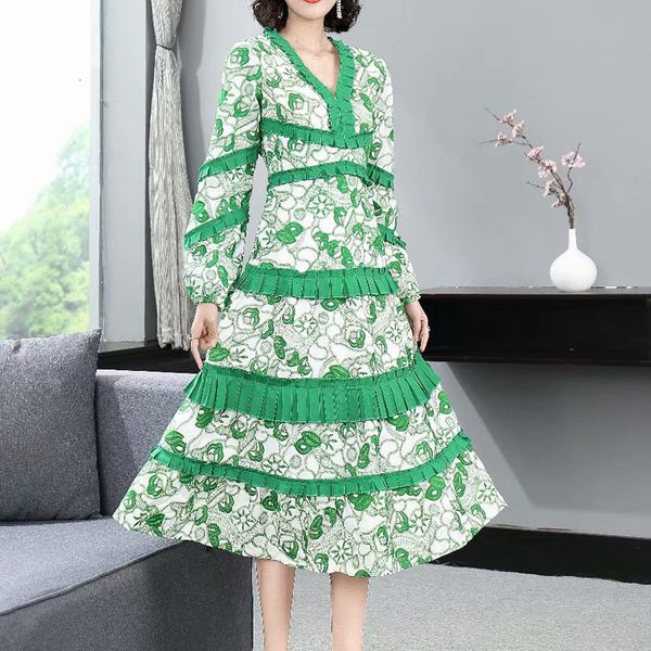designer spring fashion new women's classic green embroidery print elegant chic party midi dress p6xd, Black;gray
designer spring fashion new women's classic green embroidery print elegant chic party midi dress p6xd, Black;gray