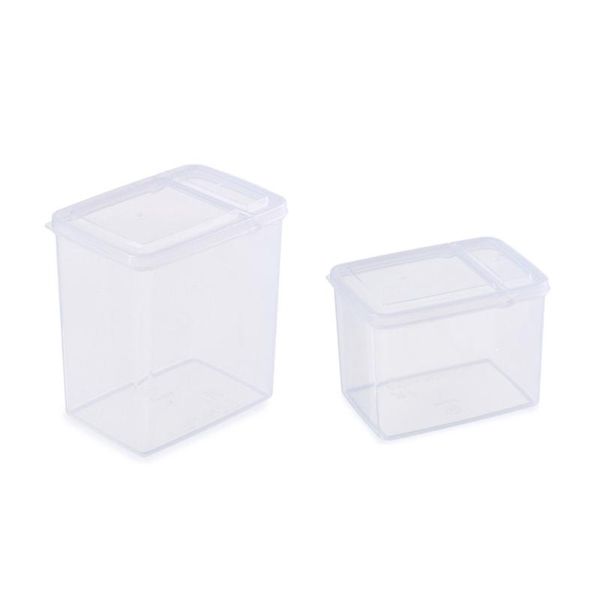 storage bottles & jars 2pcs transparent box tanks cereal containers clear food saver keepers for kitchen rice grain
storage bottles & jars 2pcs transparent box tanks cereal containers clear food saver keepers for kitchen rice grain
