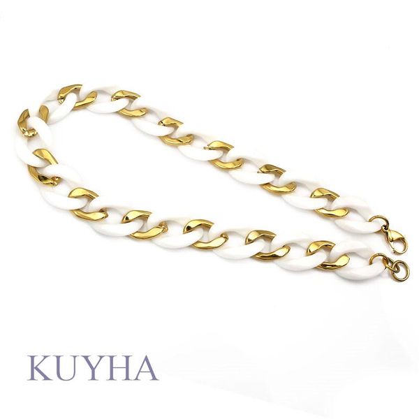 chains coloerful necklace jewelry gold round thick stainless with acrylic for women men, Silver
chains coloerful necklace jewelry gold round thick stainless with acrylic for women men, Silver