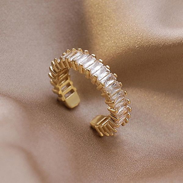 wedding rings trendy adjustable cubic zirconia for women simple square engagement fashion jewelry, Slivery;golden
wedding rings trendy adjustable cubic zirconia for women simple square engagement fashion jewelry, Slivery;golden