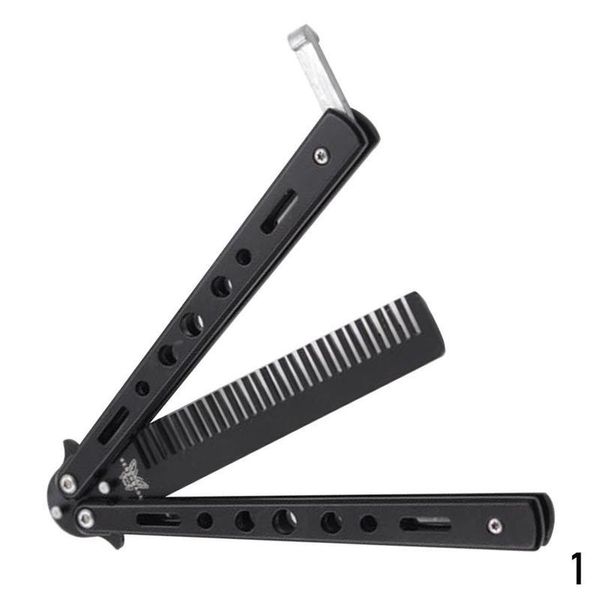 hair brushes 1pc black/silver foldable comb stainless steel knife butterfly cool salon outdoor trainer cam
hair brushes 1pc black/silver foldable comb stainless steel knife butterfly cool salon outdoor trainer cam
