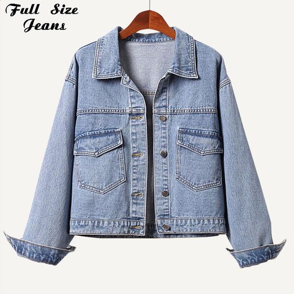 plus size outerwear & coats women light blue casual short denim coat 5xl spring 2 big pockets long sleeve basic jeans jackets outwear school
plus size outerwear & coats women light blue casual short denim coat 5xl spring 2 big pockets long sleeve basic jeans jackets outwear school