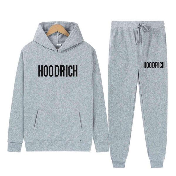 men's tracksuits tracksuit hooded sweater suit hoodrich letter printing 2-piece lover casual sports european code men fashion y1102, Gray
men's tracksuits tracksuit hooded sweater suit hoodrich letter printing 2-piece lover casual sports european code men fashion y1102, Gray