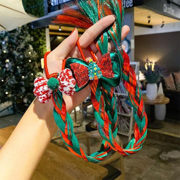 christmas gifts hairpin set for girls santa deer reindeer barrettes lovely ornament braided hair rope hair accessories, Slivery;white
christmas gifts hairpin set for girls santa deer reindeer barrettes lovely ornament braided hair rope hair accessories, Slivery;white