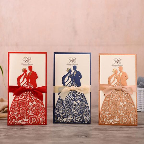 greeting cards (20 pieces/lot) bride & groom laser cut navy wedding invitation card red gold party decoration guest
greeting cards (20 pieces/lot) bride & groom laser cut navy wedding invitation card red gold party decoration guest