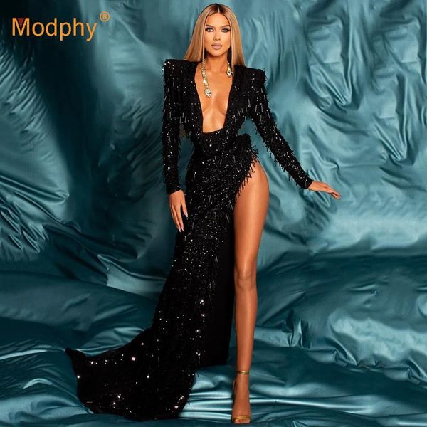 casual dresses black sequins beaded tassel design mesh stitching long sleeves side slit square neck dress 2021, Black;gray
casual dresses black sequins beaded tassel design mesh stitching long sleeves side slit square neck dress 2021, Black;gray