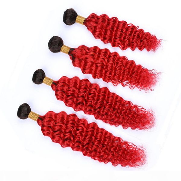 brazilian human hair bright red ombre deep wave 4bundles #1b red black roots ombre deep wavy virgin human hair weave wefts mixed length, Black;brown
brazilian human hair bright red ombre deep wave 4bundles #1b red black roots ombre deep wavy virgin human hair weave wefts mixed length, Black;brown