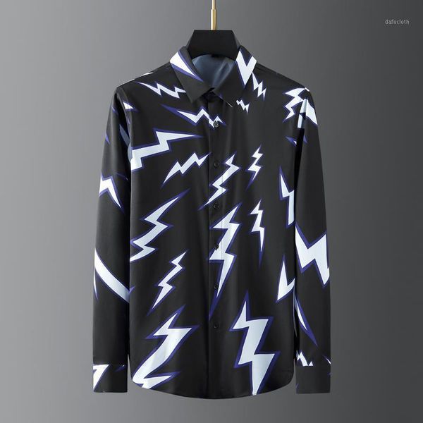 men's casual shirts 2021 digital printed for men long sleeve dress shirt chemise homme streetwear social camisa masculina, White;black
men's casual shirts 2021 digital printed for men long sleeve dress shirt chemise homme streetwear social camisa masculina, White;black