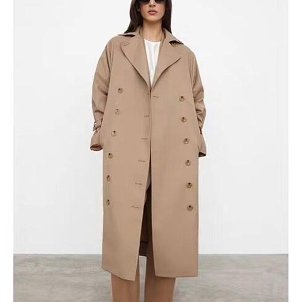 women's wool & blends 2021 autumn winter women double breasted jacket loose lace-up mid-length coat with sashes, Black
women's wool & blends 2021 autumn winter women double breasted jacket loose lace-up mid-length coat with sashes, Black