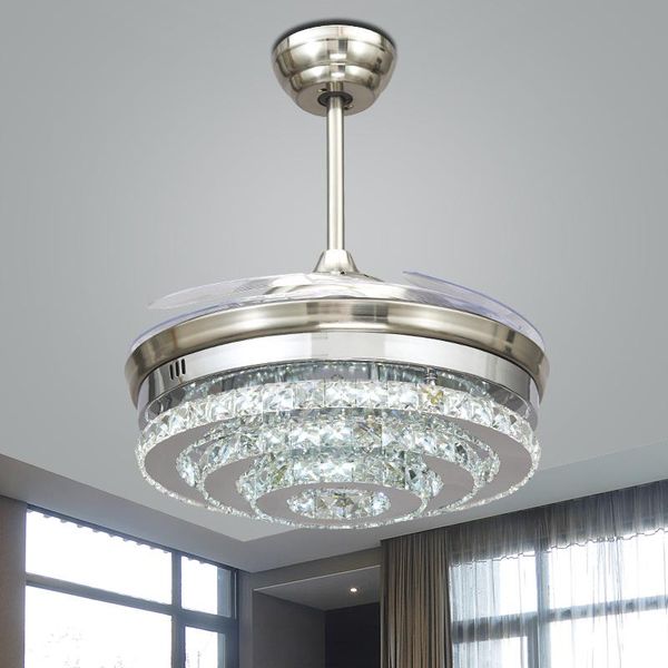 nordic led invisible crystal ceiling fans lights bedroom folding ceiling light fan remote control ventilador de teto
nordic led invisible crystal ceiling fans lights bedroom folding ceiling light fan remote control ventilador de teto