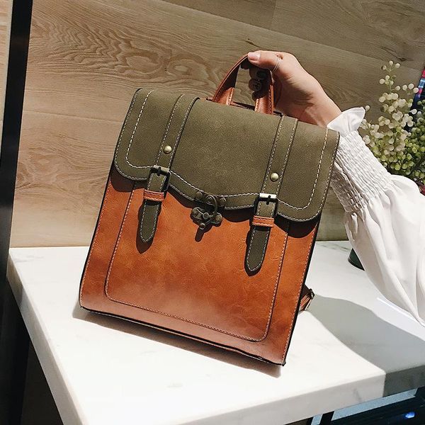pu leather shoulder bag female japanese version simple campus multi-purpose forest backpack student schoolbag back pack
pu leather shoulder bag female japanese version simple campus multi-purpose forest backpack student schoolbag back pack