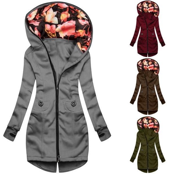 women's hoodies & sweatshirts women fashion floral print hooded jacket windbreaker zipper pocket winter sweatshirt overcoats long sleev, Black
women's hoodies & sweatshirts women fashion floral print hooded jacket windbreaker zipper pocket winter sweatshirt overcoats long sleev, Black