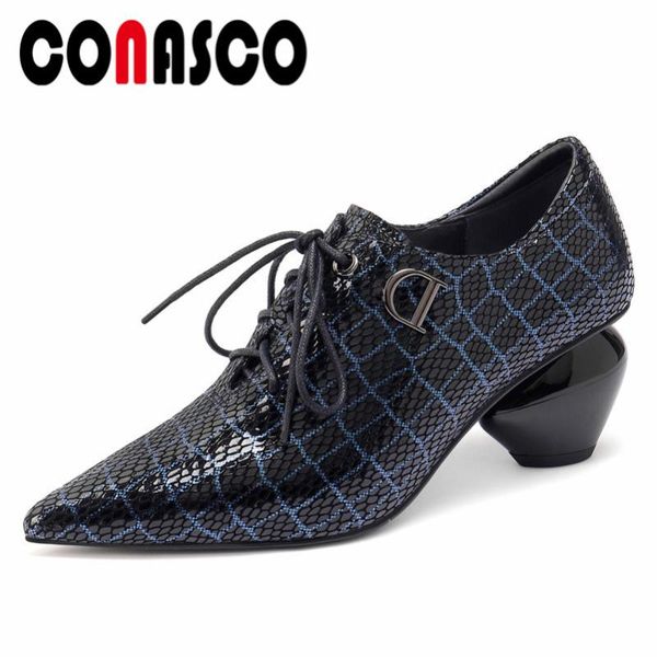dress shoes conasco fashion genuine leather women pumps spring summer single pointed toe high heels elegant office ladies woman, Black
dress shoes conasco fashion genuine leather women pumps spring summer single pointed toe high heels elegant office ladies woman, Black