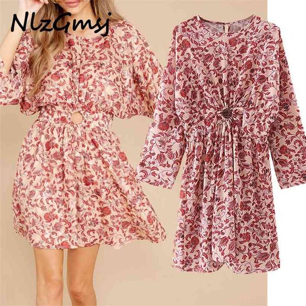 dresse summer print chiffon mini woman vintage o neck long sleeve elastic waist casual party 210628, Black;gray
dresse summer print chiffon mini woman vintage o neck long sleeve elastic waist casual party 210628, Black;gray
