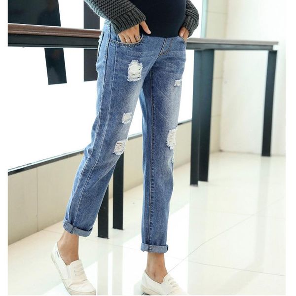 maternity bottoms jeans, pregnant women's pants, clothing, single pregnancy care denim pants, White
maternity bottoms jeans, pregnant women's pants, clothing, single pregnancy care denim pants, White