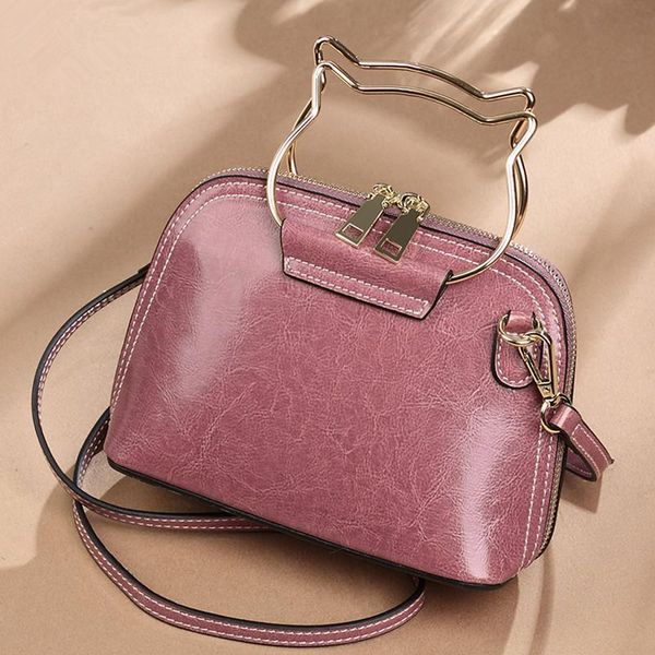 waist bags european american luxury oil waxed cowhide sweet and elegant shell handbag purple/black business/leisure/trave women's bag
waist bags european american luxury oil waxed cowhide sweet and elegant shell handbag purple/black business/leisure/trave women's bag