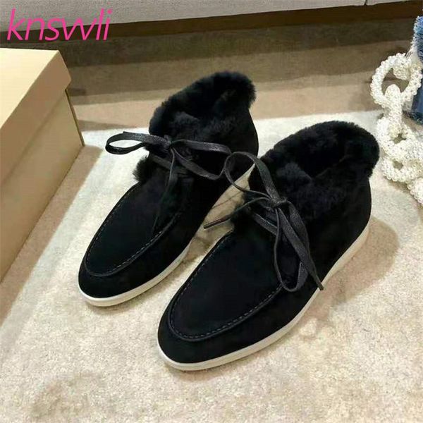 boots winter real fur snow women lace up high casual shoes woman wool warm flat loafers footwear open walk, Black
boots winter real fur snow women lace up high casual shoes woman wool warm flat loafers footwear open walk, Black