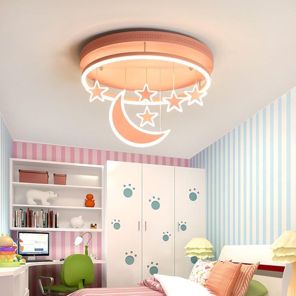 moon hanging star lights for room decoration fancy room decor led cute bedroom lights for girl boy lighting kids light