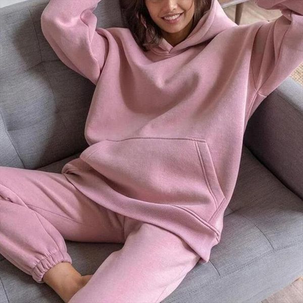 solid sweatsuit set two womens pants piece outfits oversized autumn hoodies and sweatpants jogger tracksuits loose trousers, White
solid sweatsuit set two womens pants piece outfits oversized autumn hoodies and sweatpants jogger tracksuits loose trousers, White
