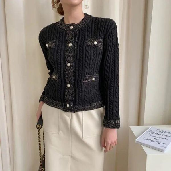 women's knits & tees vintage women cropped cardigan long sleeve o-neck pearl button slim knitted sweater elegant spring autumn short la, White
women's knits & tees vintage women cropped cardigan long sleeve o-neck pearl button slim knitted sweater elegant spring autumn short la, White