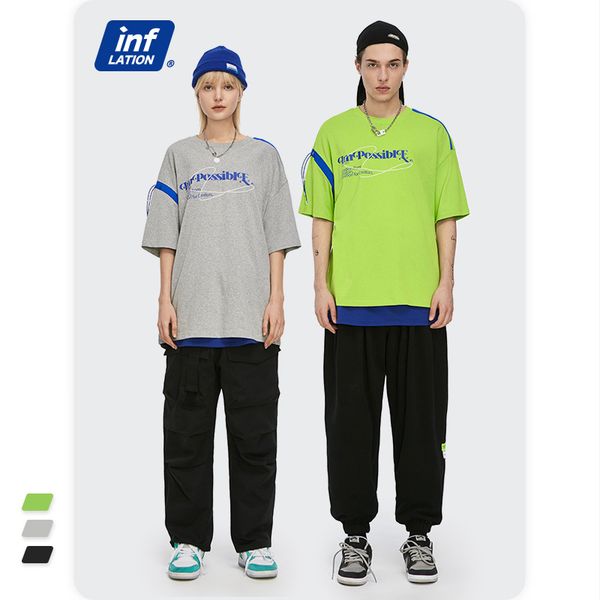 inf mens clothingt-shir1 spring/summer european and american trendy brand new personalized drawstring letter print loose casual short sleeve, White;black
inf mens clothingt-shir1 spring/summer european and american trendy brand new personalized drawstring letter print loose casual short sleeve, White;black