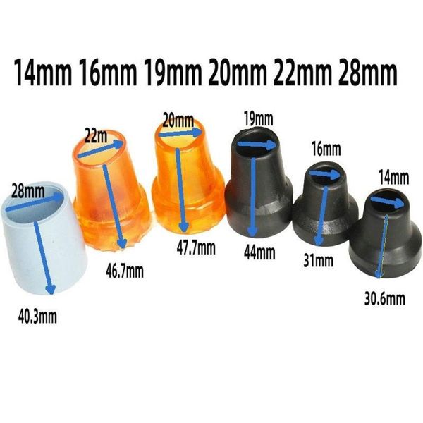 trekking poles rubbers tips 2 pieces non-slip rubber ferrules 14mm/16mm/19mm/22mm/28mm replacement for walking stick round base
trekking poles rubbers tips 2 pieces non-slip rubber ferrules 14mm/16mm/19mm/22mm/28mm replacement for walking stick round base