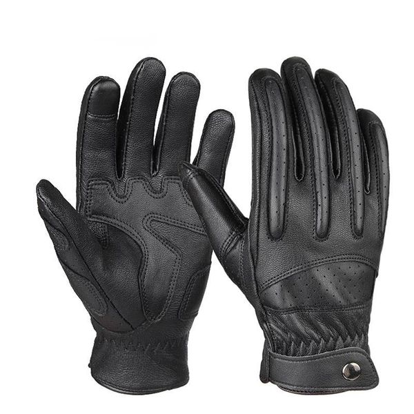 cycling gloves mens touch screen leather motorcycle glove outdoor full finger mountain bicycle guantes moto, Black
cycling gloves mens touch screen leather motorcycle glove outdoor full finger mountain bicycle guantes moto, Black