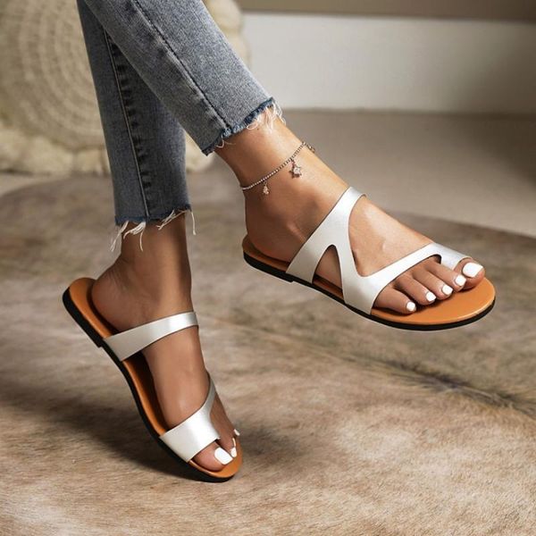 slippers summer women fashion comfort casual flat ladies shoes solid color flip flops outdoor beach plus size, Black
slippers summer women fashion comfort casual flat ladies shoes solid color flip flops outdoor beach plus size, Black