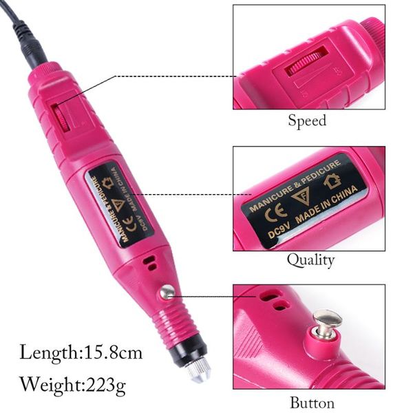 nail drill & accessories lehbs-011p electric machine set grinding equipment mill for manicure pedicure professional strong polishing tool
nail drill & accessories lehbs-011p electric machine set grinding equipment mill for manicure pedicure professional strong polishing tool