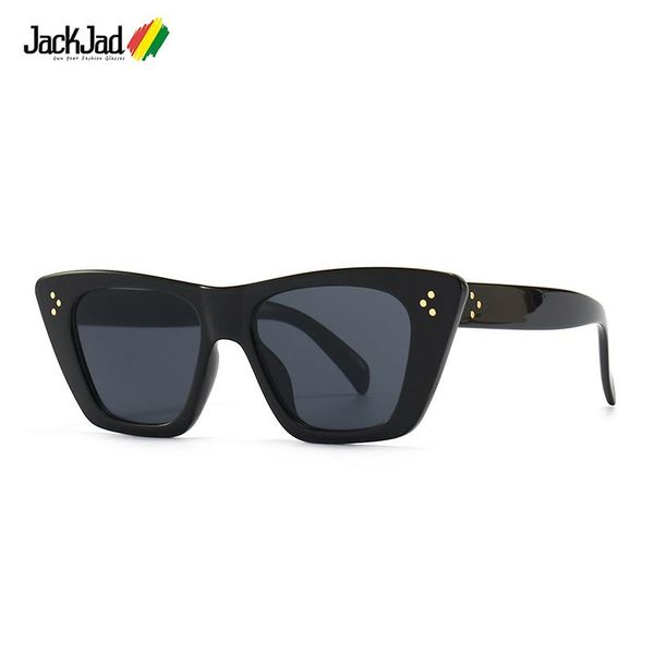 sunglasses jackjad 2021 fashion cat eye style three dots rivets women ins vintage classic brand design sun glasses shades 86510, White;black
sunglasses jackjad 2021 fashion cat eye style three dots rivets women ins vintage classic brand design sun glasses shades 86510, White;black
