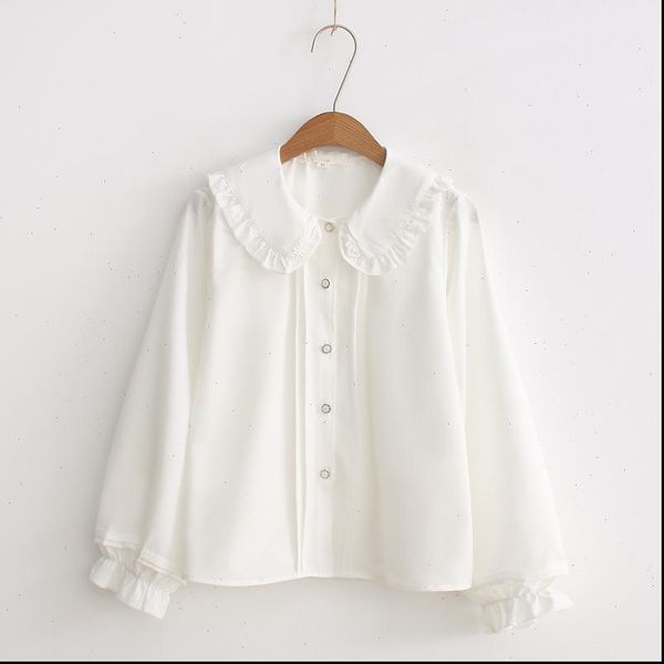 2021 fashion gothic lolita blouse shirt peter pan collar cosplay kawaii shirt lo peplum white blouse
2021 fashion gothic lolita blouse shirt peter pan collar cosplay kawaii shirt lo peplum white blouse