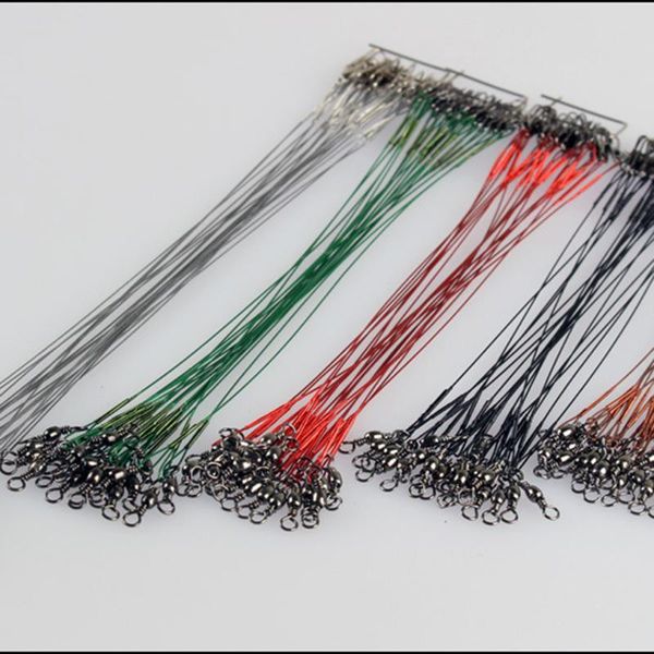 braid line 10/30 pcs fishing wire leaders stainless steel braided trace spinning leader rigs
braid line 10/30 pcs fishing wire leaders stainless steel braided trace spinning leader rigs