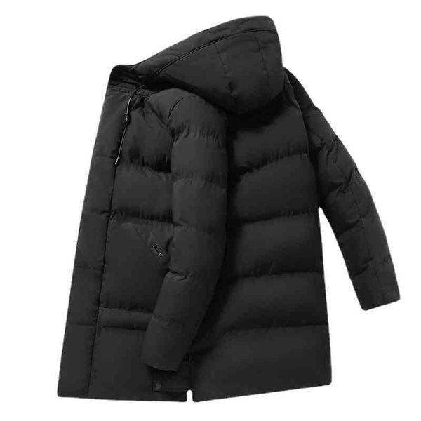 cotton men's mid autumn and long down cotton padded plus fat size thickened warm winter et, Black
cotton men's mid autumn and long down cotton padded plus fat size thickened warm winter et, Black
