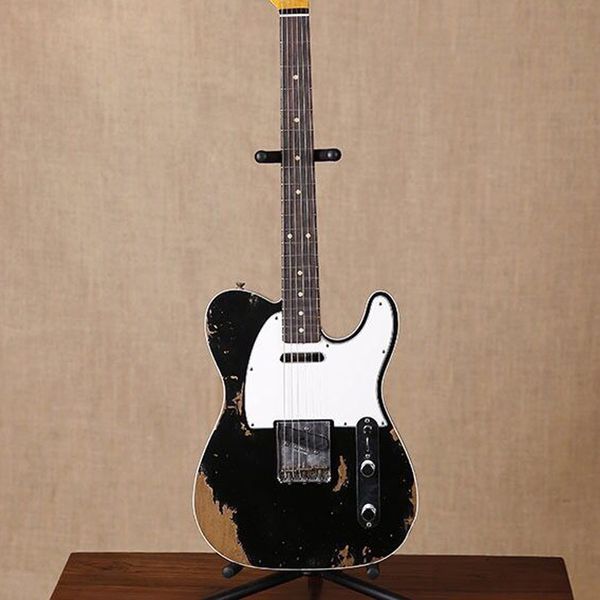 custom shop tele electric guitar relics by hands black color master build relic tl guitarra
custom shop tele electric guitar relics by hands black color master build relic tl guitarra