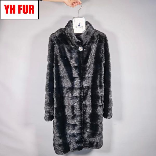 women's fur & faux 2022 women real natural mink coat warm soft full pelt genuine jacket fashion long style overcoat, Black
women's fur & faux 2022 women real natural mink coat warm soft full pelt genuine jacket fashion long style overcoat, Black
