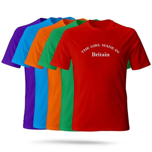 high casual quality pretty new t shirt women oversize fashion t-shirt the girl made in britain letter print refreshing t shirt, White
high casual quality pretty new t shirt women oversize fashion t-shirt the girl made in britain letter print refreshing t shirt, White