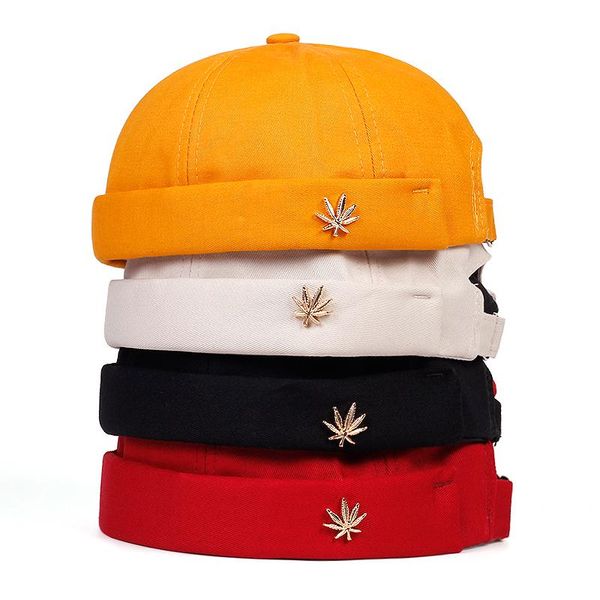 berets men women skullcap sailor cap leaf rivet embroidery warm rolled cuff bucket brimless hat solid color adjustable cotton hats, Blue;gray
berets men women skullcap sailor cap leaf rivet embroidery warm rolled cuff bucket brimless hat solid color adjustable cotton hats, Blue;gray