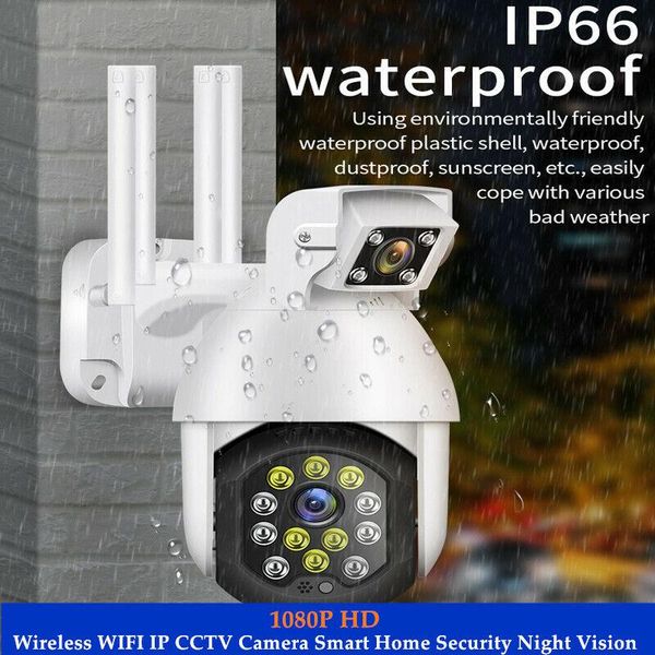 1080p dual lens security wifi ip cctv security camera wireless outdoor waterproof home ptz ir cam wifi camera ptz rotation
1080p dual lens security wifi ip cctv security camera wireless outdoor waterproof home ptz ir cam wifi camera ptz rotation