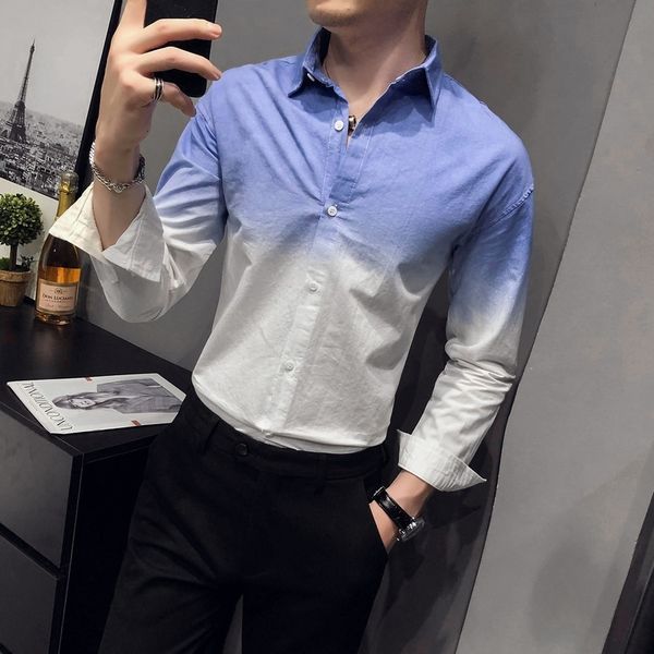 Novo Gradiente New Simples Cor Manga Comprida Vestido Camisa Roupas Masculinas 2021 Fino Ajuste Casual Negcios Escritrio Blusa Homme 7U8T, Black;brown
Novo Gradiente New Simples Cor Manga Comprida Vestido Camisa Roupas Masculinas 2021 Fino Ajuste Casual Negcios Escritrio Blusa Homme 7U8T, Black;brown