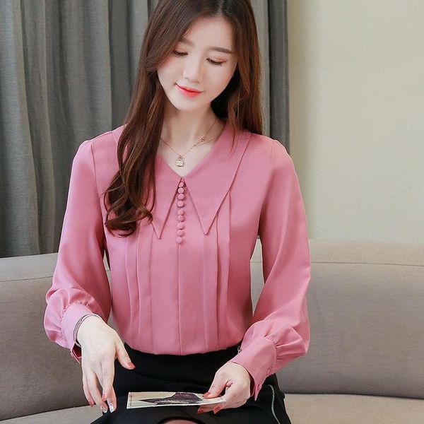 women's blouses & shirts women blusas 2021 chiffon spring autumn button fashion the lantern sleeve v-neck female, White
women's blouses & shirts women blusas 2021 chiffon spring autumn button fashion the lantern sleeve v-neck female, White