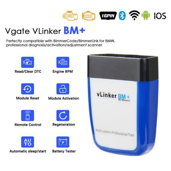 code readers & scan tools obd2 vgate vlinker bm+ elm327 v2.2 for scanner bluetooth 4.0 wifi obd 2 car diagnostic elm 327 auto tool bimme
code readers & scan tools obd2 vgate vlinker bm+ elm327 v2.2 for scanner bluetooth 4.0 wifi obd 2 car diagnostic elm 327 auto tool bimme