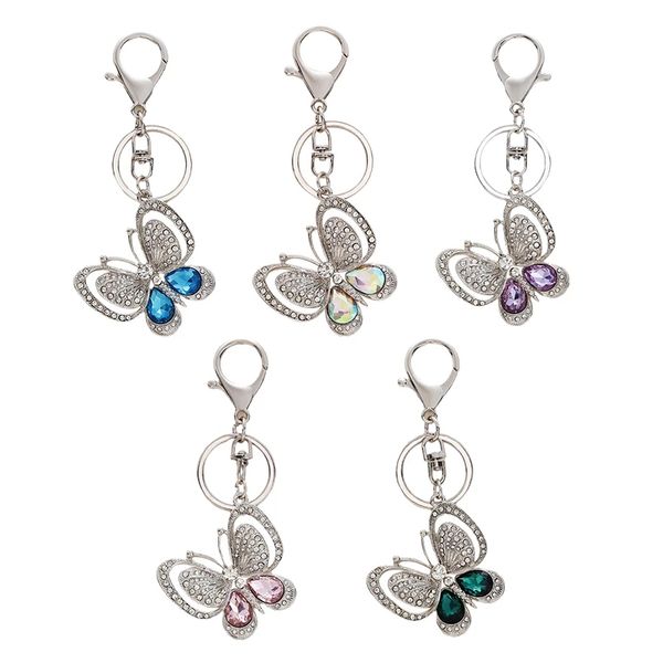 fashion crystal butterfly keychain glitter rhinestone metal key ring for women fashion chic bag pendant birthday present, Slivery;golden
fashion crystal butterfly keychain glitter rhinestone metal key ring for women fashion chic bag pendant birthday present, Slivery;golden