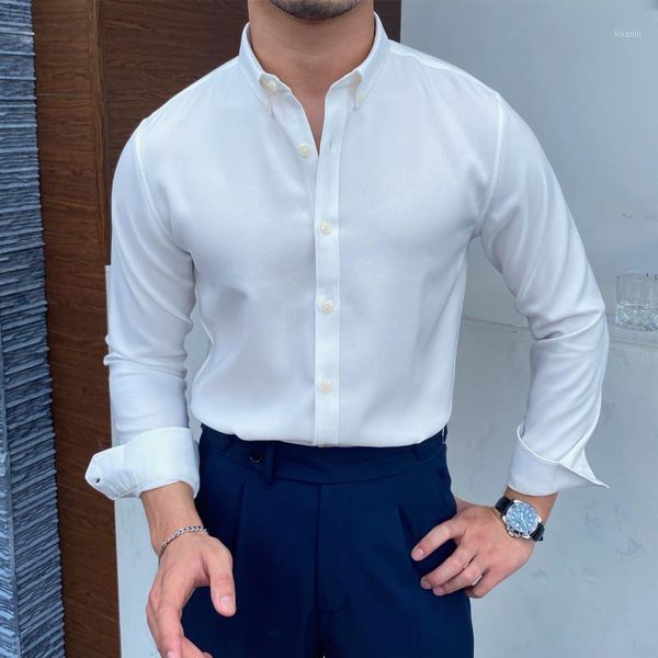 men's casual shirts plus size 2021 summer men business striped shirt short sleeve slim office tuxedo camisa social masculina, White;black
men's casual shirts plus size 2021 summer men business striped shirt short sleeve slim office tuxedo camisa social masculina, White;black