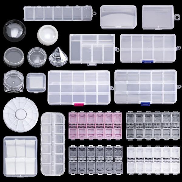 nail art equipment 1pcs transparent empty storage case box rhinestones gems diy jewelry accessories plastic organizer manicure tool, Silver
nail art equipment 1pcs transparent empty storage case box rhinestones gems diy jewelry accessories plastic organizer manicure tool, Silver