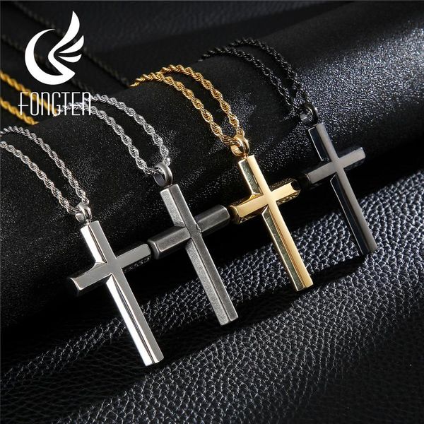 pendant necklaces fongten big cross necklace mens matte polished gold color long chain punk style vintage jewelry women lover gift, Silver
pendant necklaces fongten big cross necklace mens matte polished gold color long chain punk style vintage jewelry women lover gift, Silver