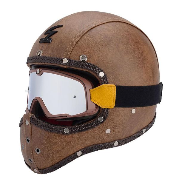 motorcycle helmets full face helmet pu leather retro motorbike moto bike motocross for men women dot approved
motorcycle helmets full face helmet pu leather retro motorbike moto bike motocross for men women dot approved