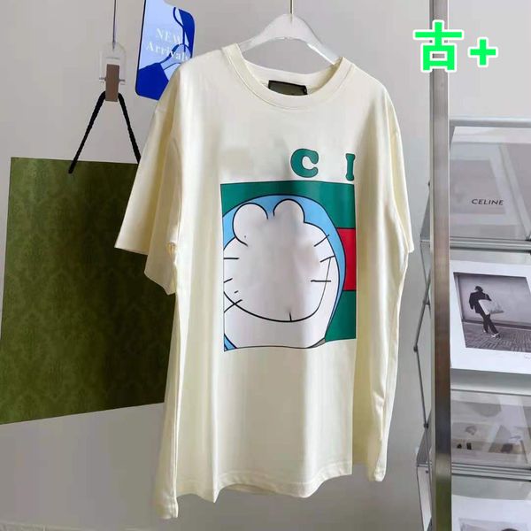 chaopaigu robot cat joint name blue fat letter printing loose couple short sleeve men's and women's t-shirt, White
chaopaigu robot cat joint name blue fat letter printing loose couple short sleeve men's and women's t-shirt, White