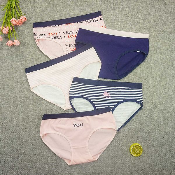 women's panties 1 piece sweet style cotton women underwear lingerie female cute mid-risestripes letters lady knickers underpants, Black;white
women's panties 1 piece sweet style cotton women underwear lingerie female cute mid-risestripes letters lady knickers underpants, Black;white