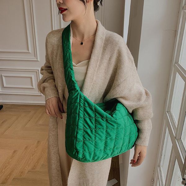 evening bags 2021 women space cotton handbag lattice pattern shoulder bag female large capacity tote feather padded ladies shopping
evening bags 2021 women space cotton handbag lattice pattern shoulder bag female large capacity tote feather padded ladies shopping