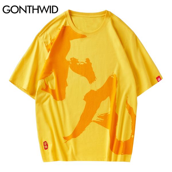 gonthwid t-shirts hip hop casual streetwear men chinese embroidery print short sleeve tees cotton harajuku loose tshirts c0315, White;black
gonthwid t-shirts hip hop casual streetwear men chinese embroidery print short sleeve tees cotton harajuku loose tshirts c0315, White;black